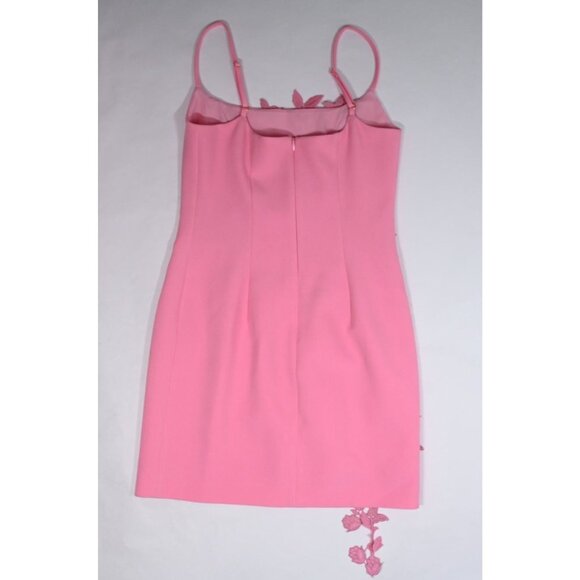 Blumarine Floral Embroidered Slip Dress Style 2A206A in Pink - Picture 5 of 6